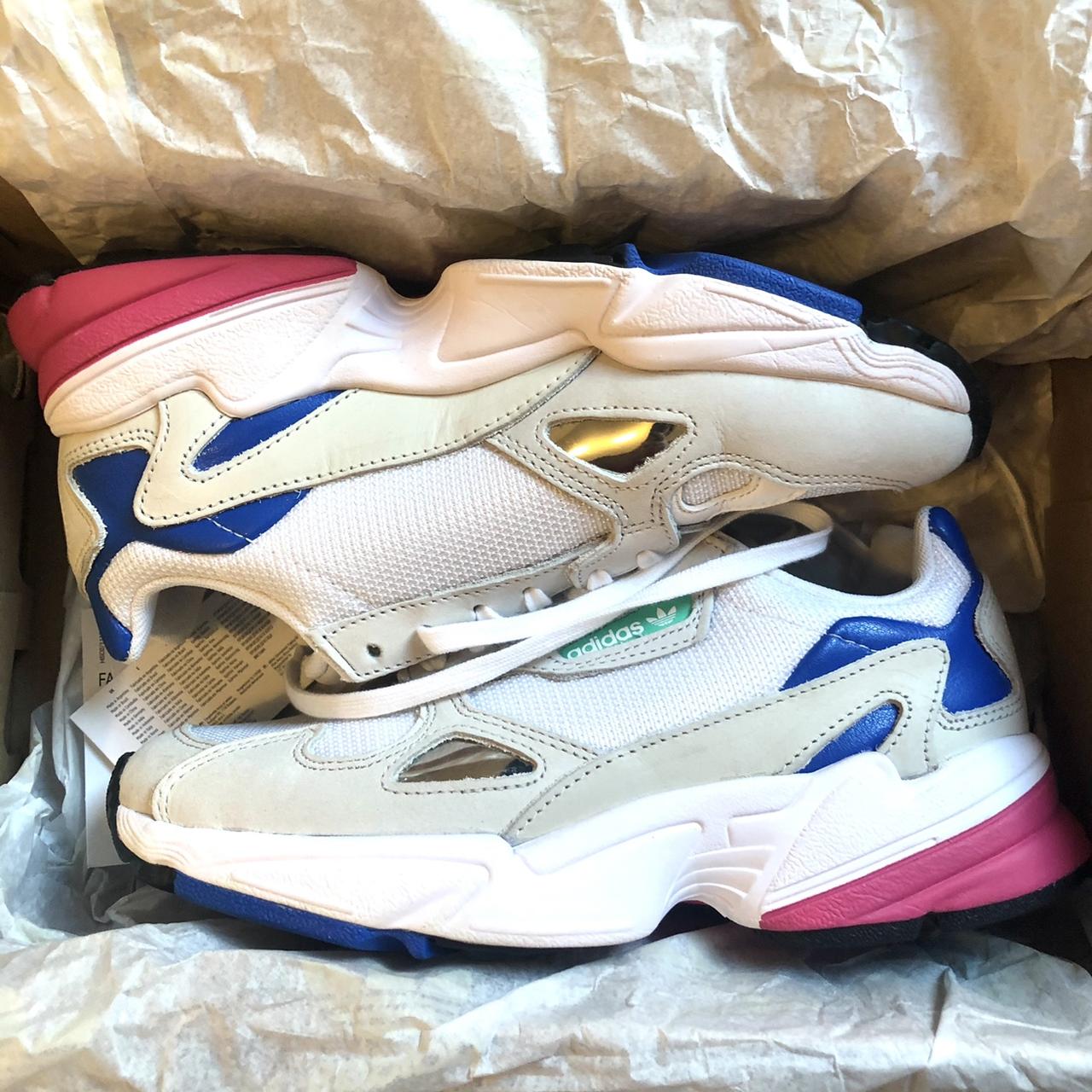 Adidas Falcon Size 3.5 however I am normally a size. Depop