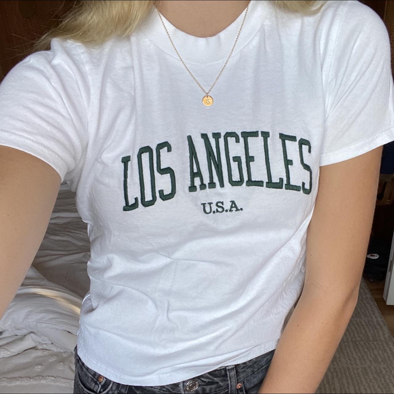 brandy melville la usa t shirt. fits size... Depop