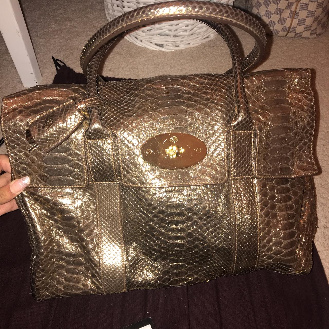 Mulberry cheap python bag