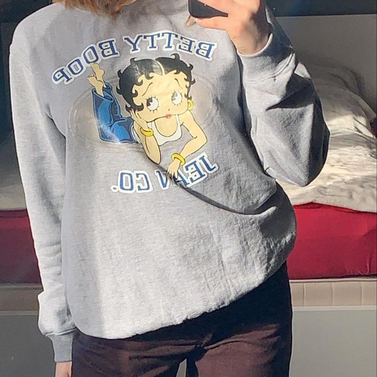 Hey :)) - Betty Boop Pullover - selten getragen -... - Depop