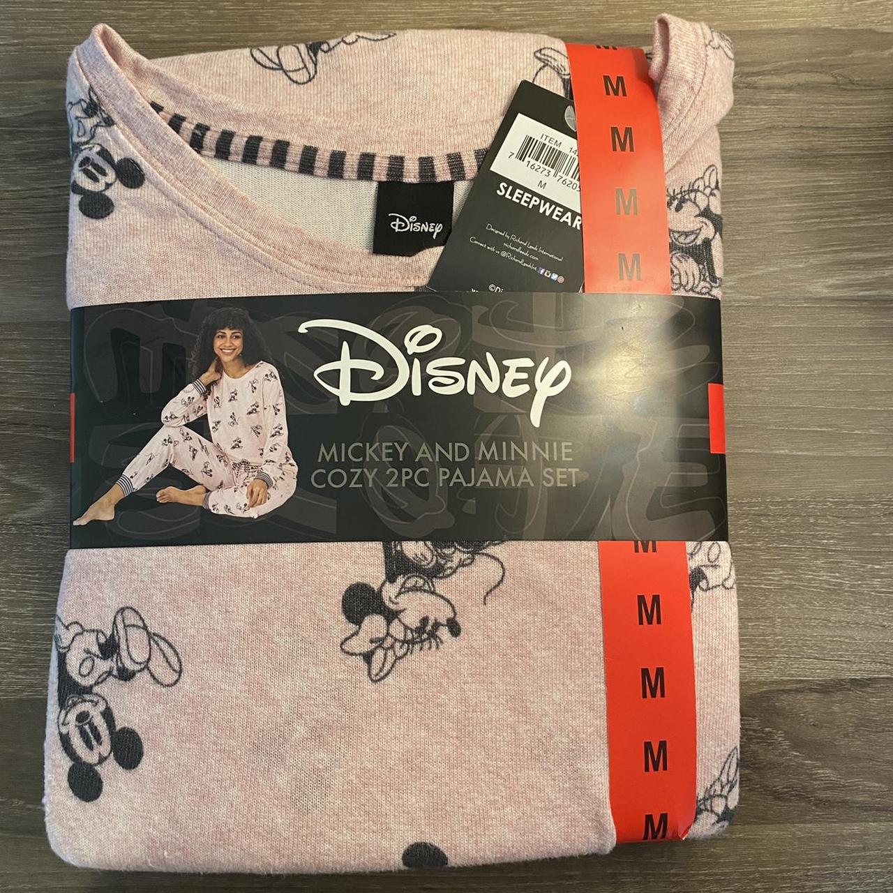 Disney 2 pc pajama set Minnie and Mickey Size... - Depop