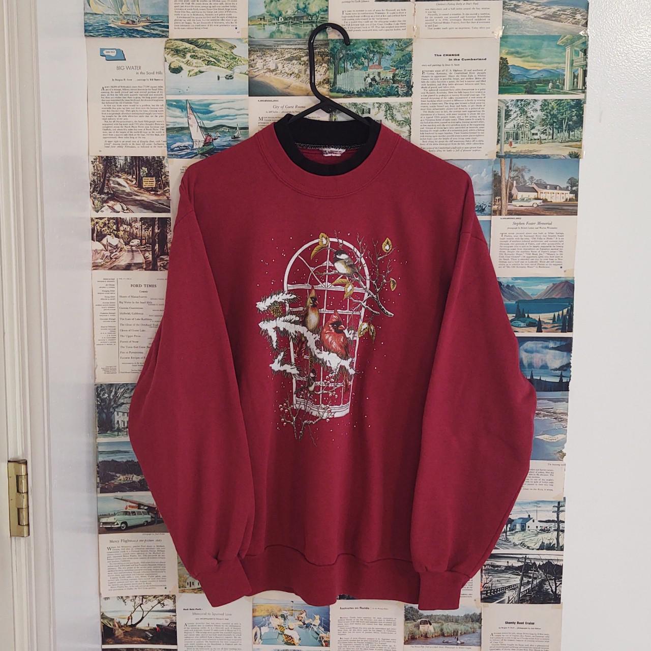 Product Image 1 - Burgundy red cardinal winter sweatshirt,