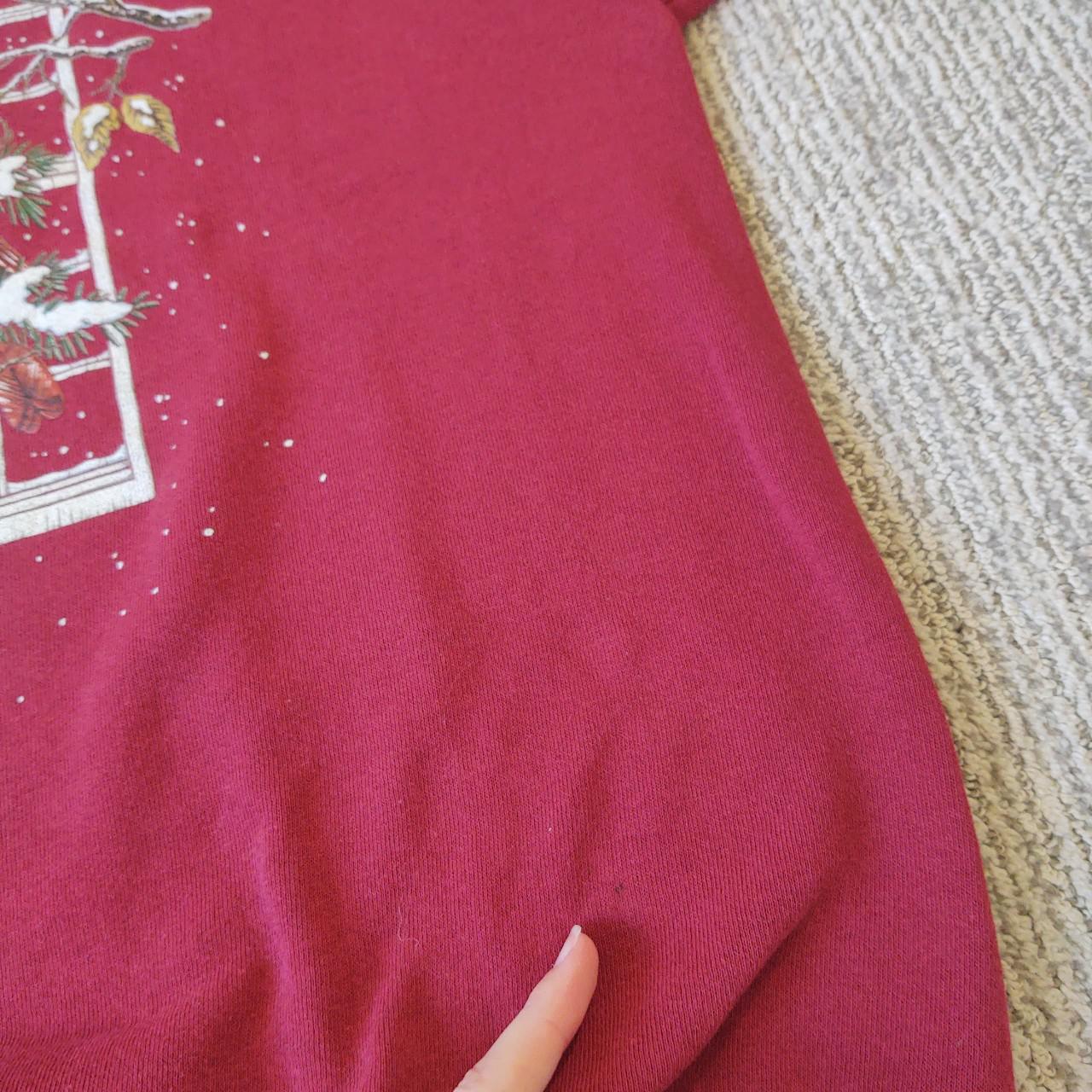 Product Image 3 - Burgundy red cardinal winter sweatshirt,