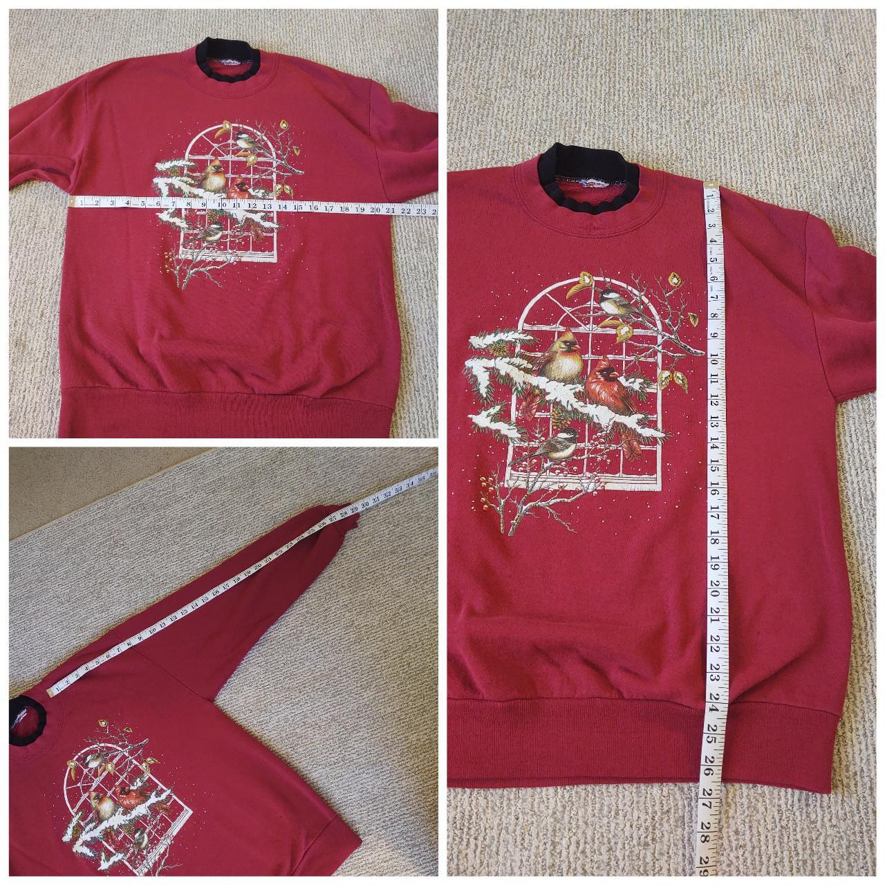 Product Image 4 - Burgundy red cardinal winter sweatshirt,