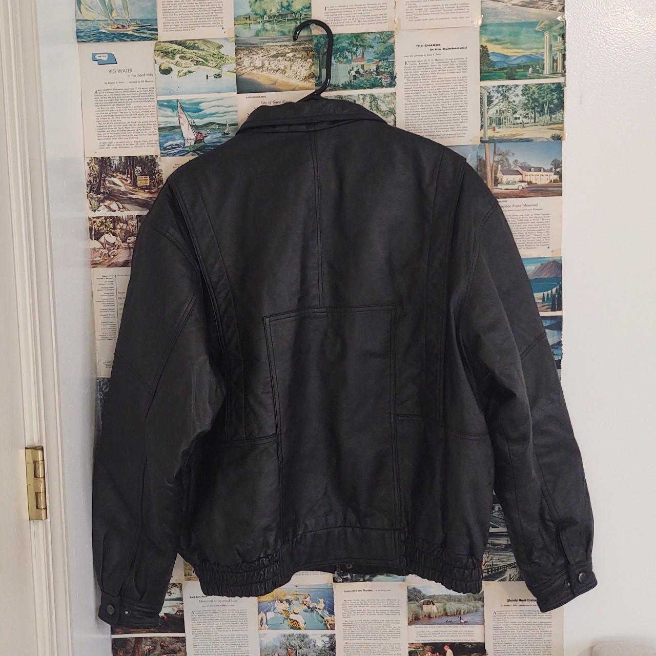 Product Image 2 - Outbrook black leather jacket size