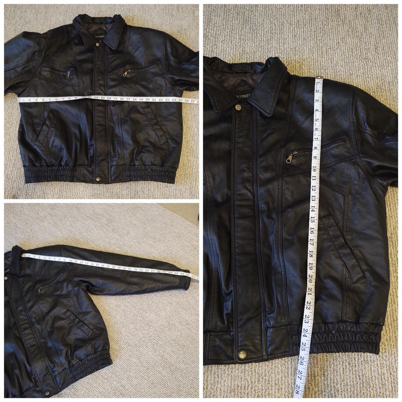 Product Image 4 - Outbrook black leather jacket size