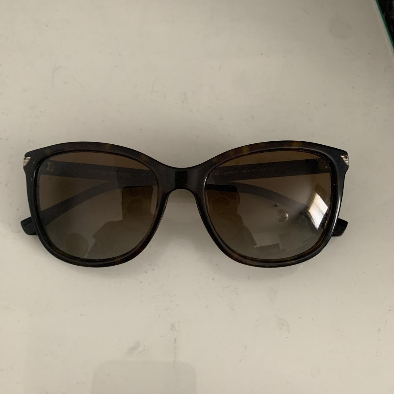 Emporia Armani polarised sun glasses. Few minor marks - Depop