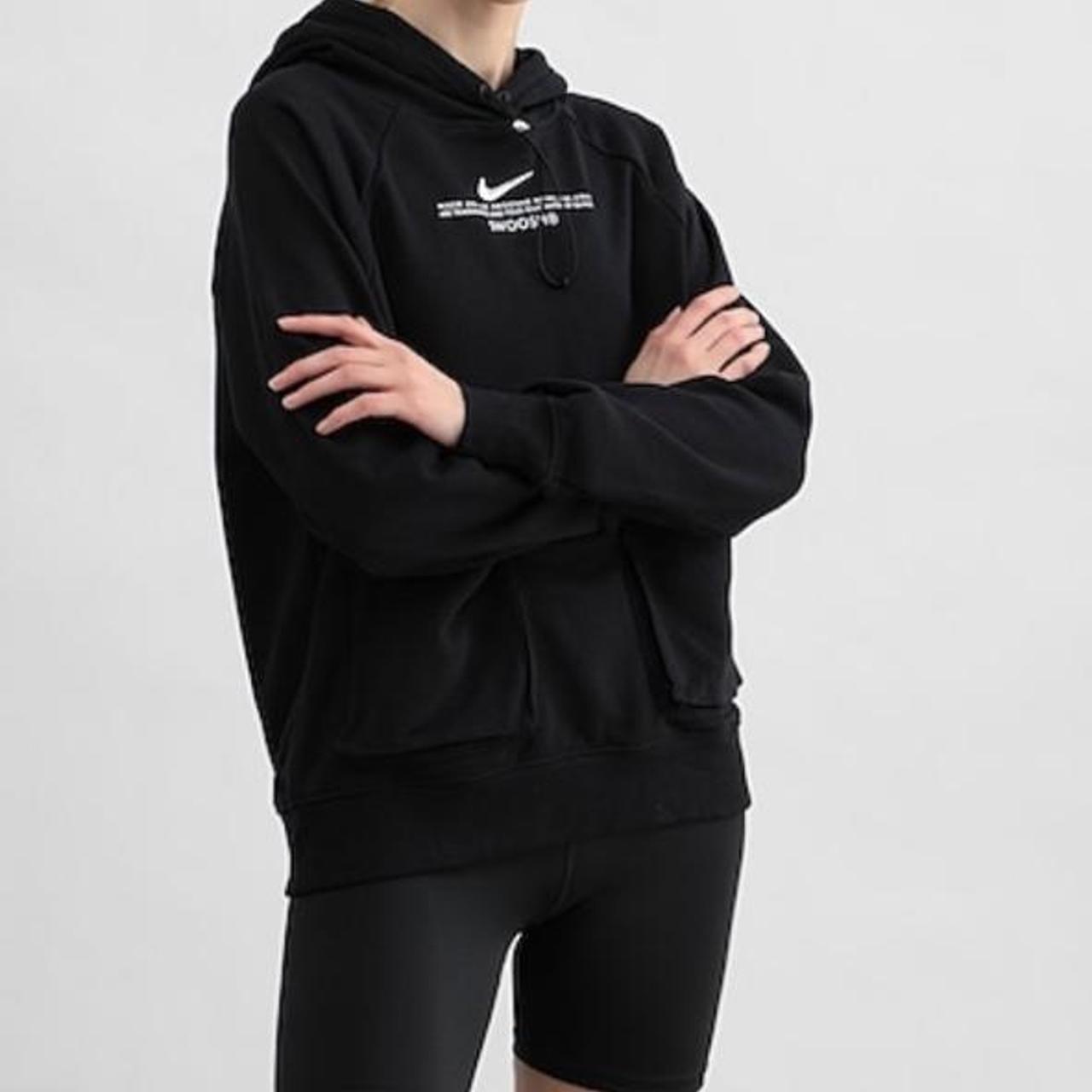 womens black hoodie nike