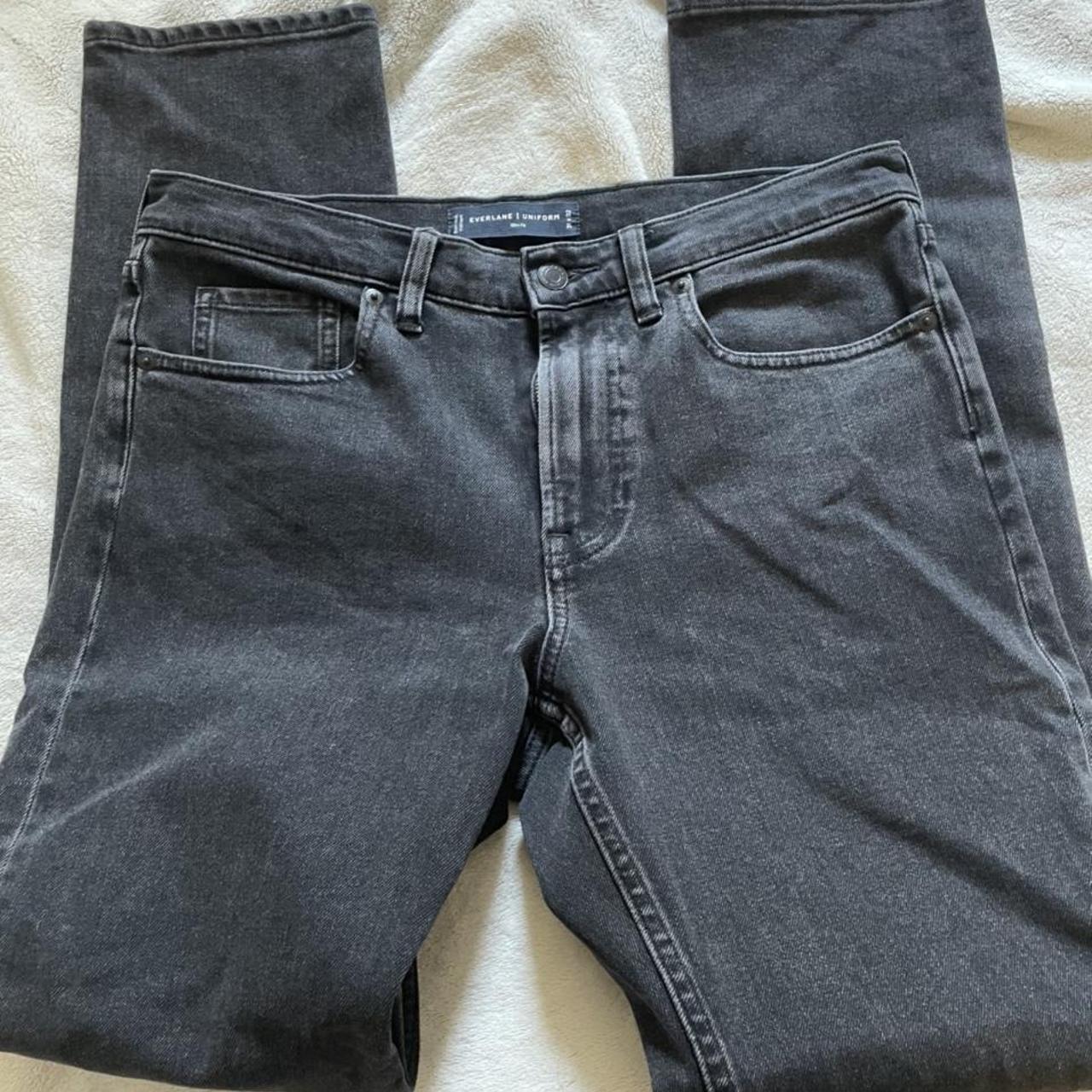 Everlane mens black jeans slim fit Size 32 x 32 In... - Depop