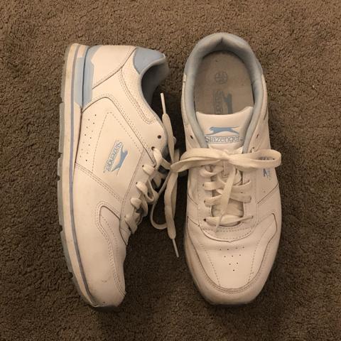 blue slazenger trainers