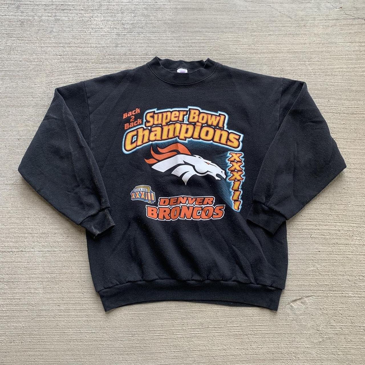 Vintage 1998 Denver Broncos back to back Super Bowl - Depop