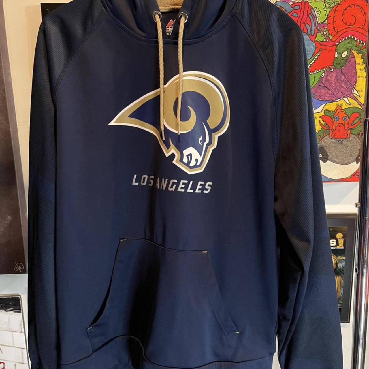 Majestic, Tops, La Rams Zip Up Hoodie