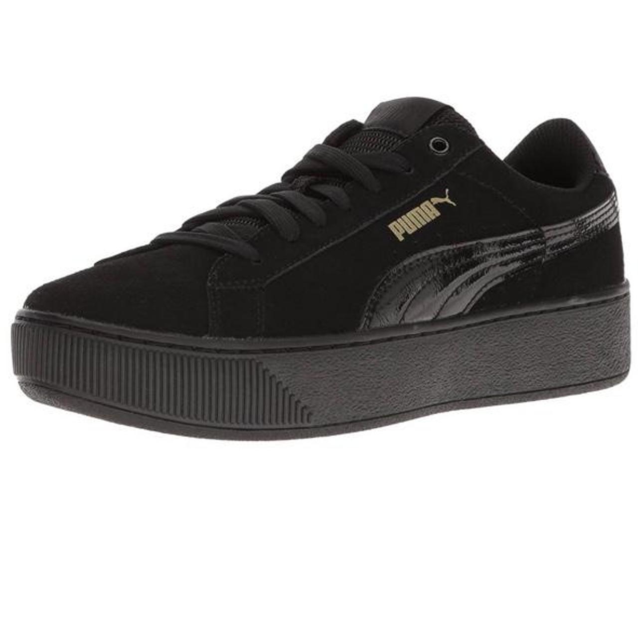 Puma fashion vikky platform black white