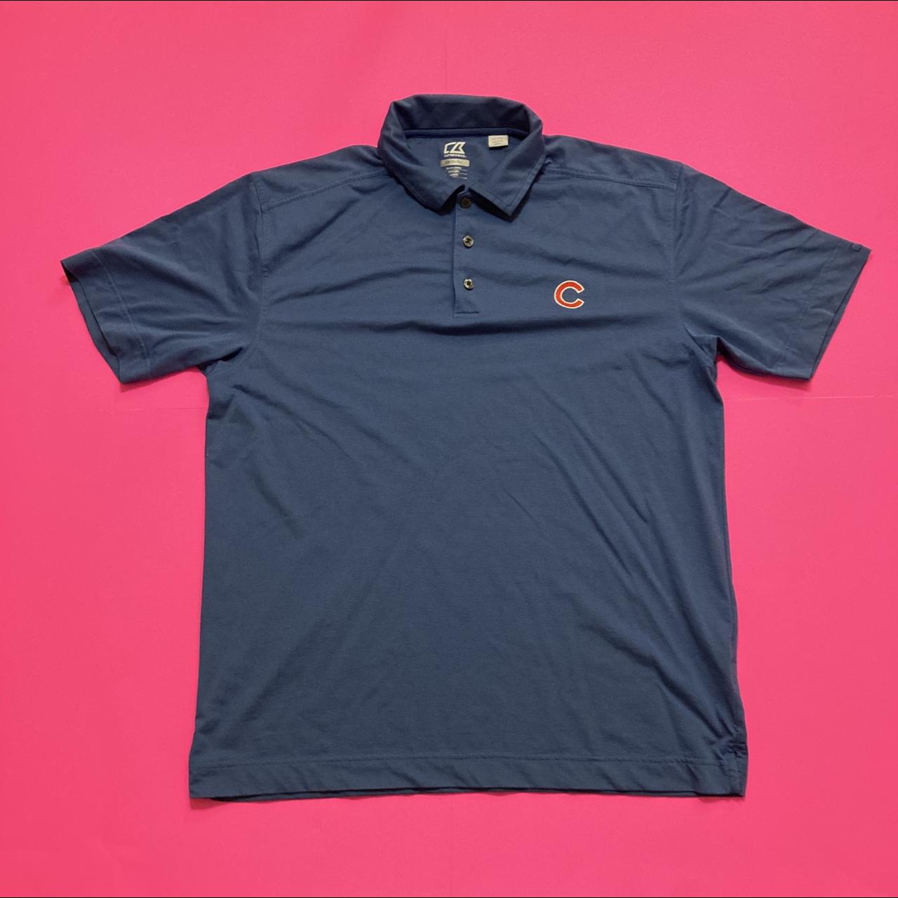 Cutter & Buck, Shirts, Cutter Buck Chicago Cubs Polo Blue