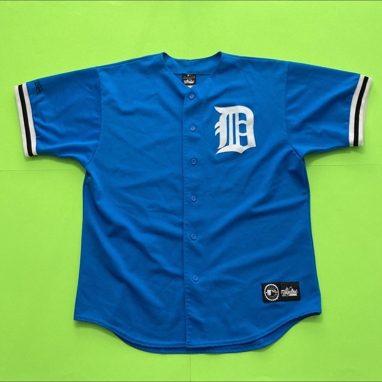 blue detroit tigers jersey