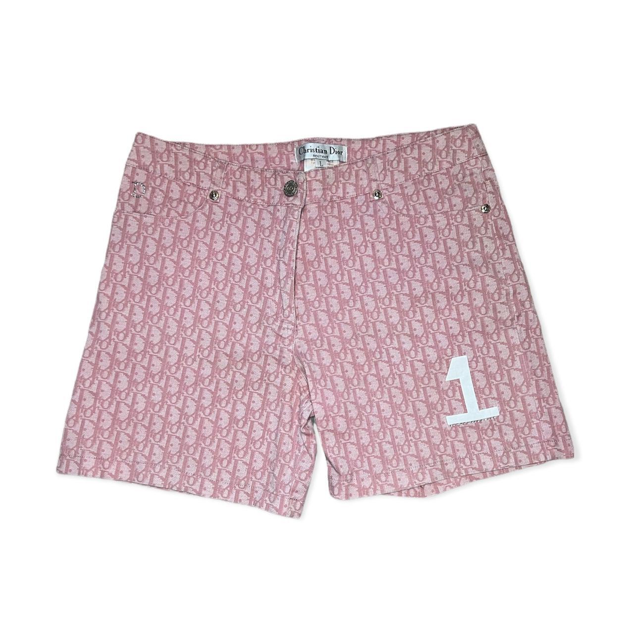 Christian Dior monogram pink shorts It's a L but | Depop