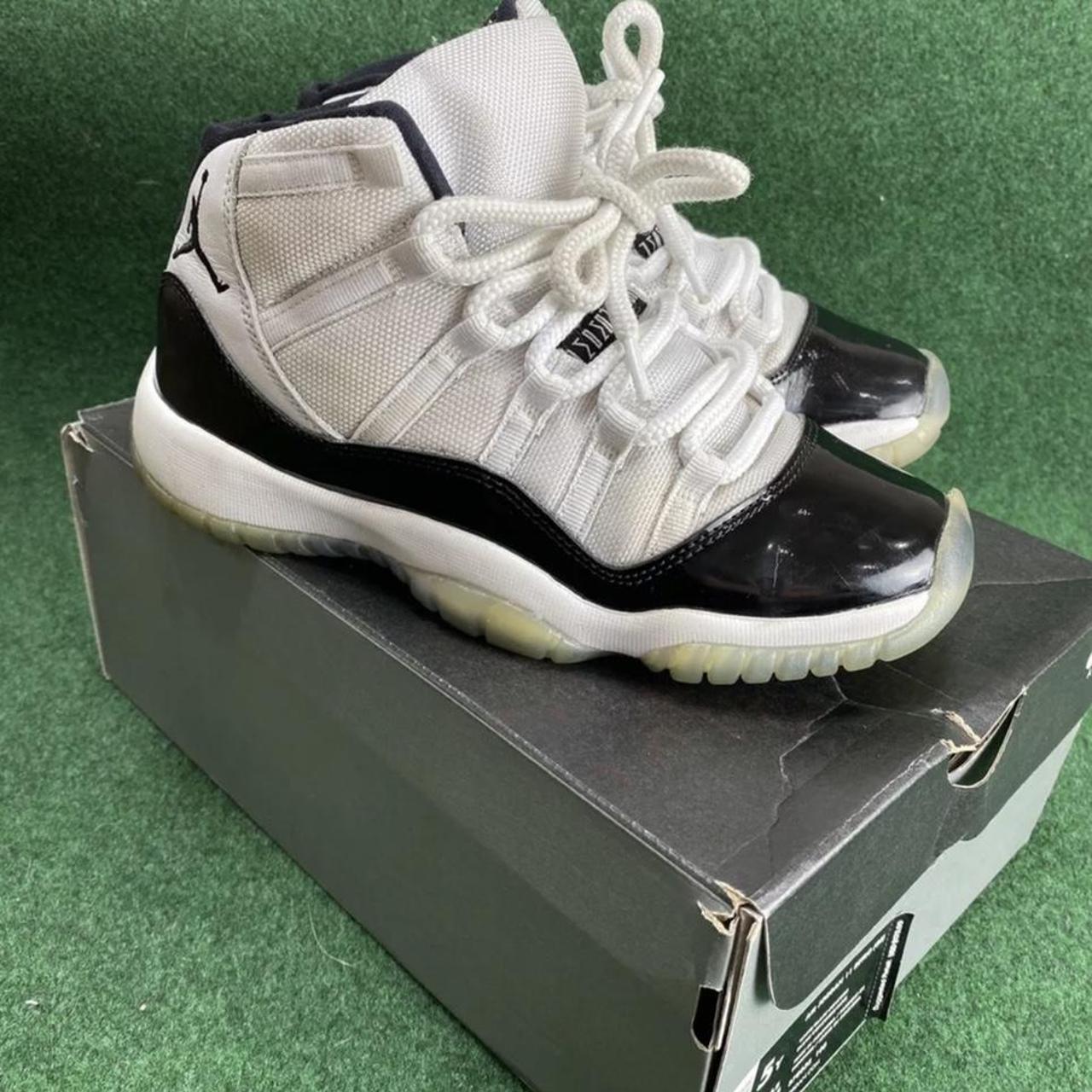 Air Jordan Retro 11 GS Concord 2018 Size 5Y Black. Depop