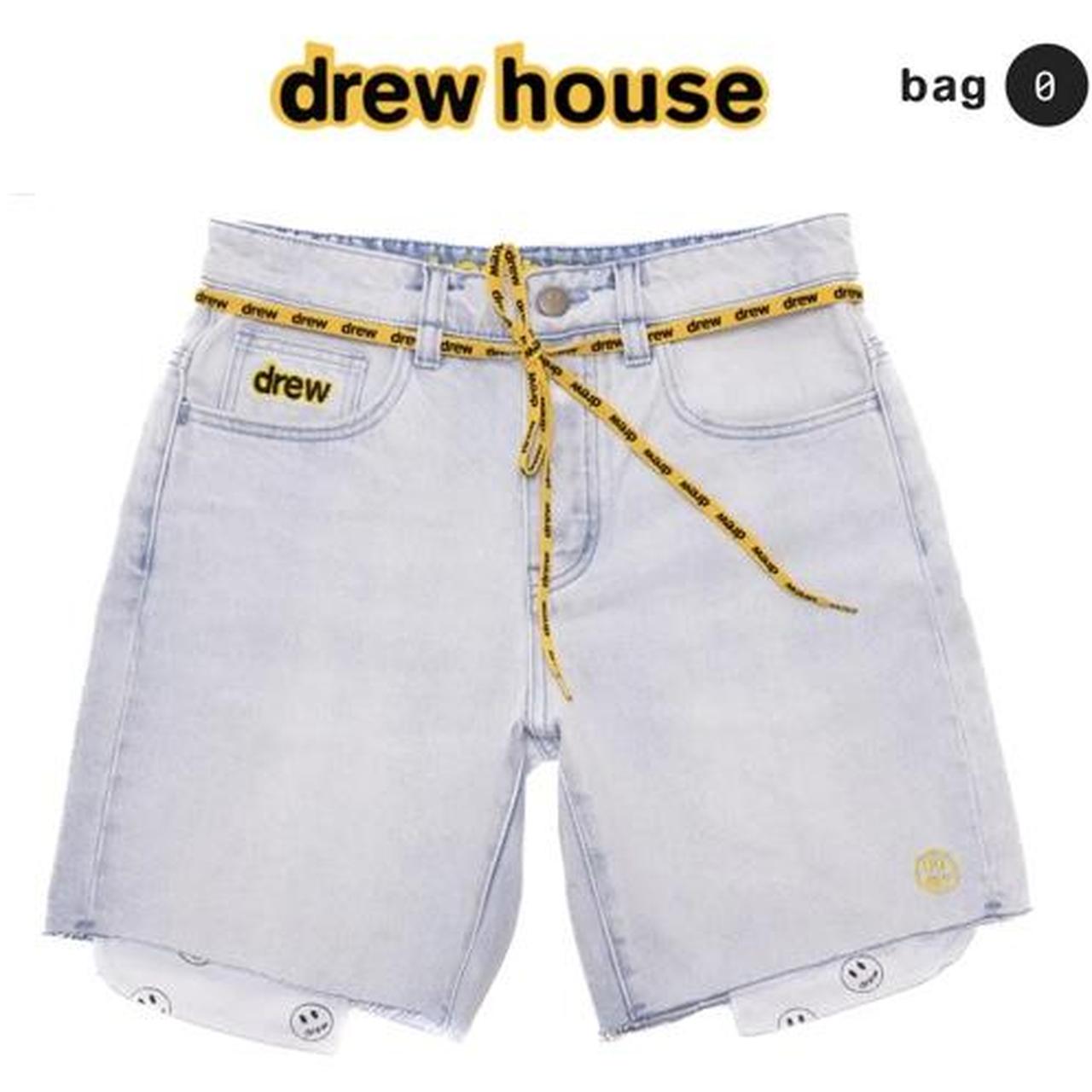 Drew House cut off short vintage indigo. Size 28.... - Depop