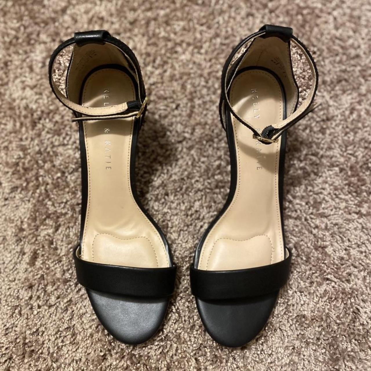 Black matte heels Never worn! In excellent condition. - Depop