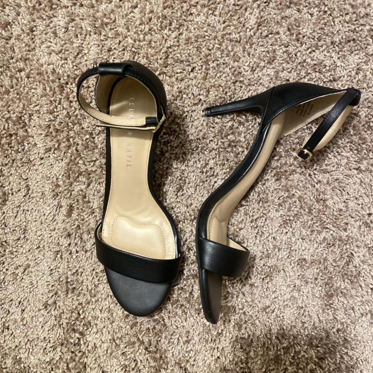 Black matte heels Never worn! In excellent condition. - Depop