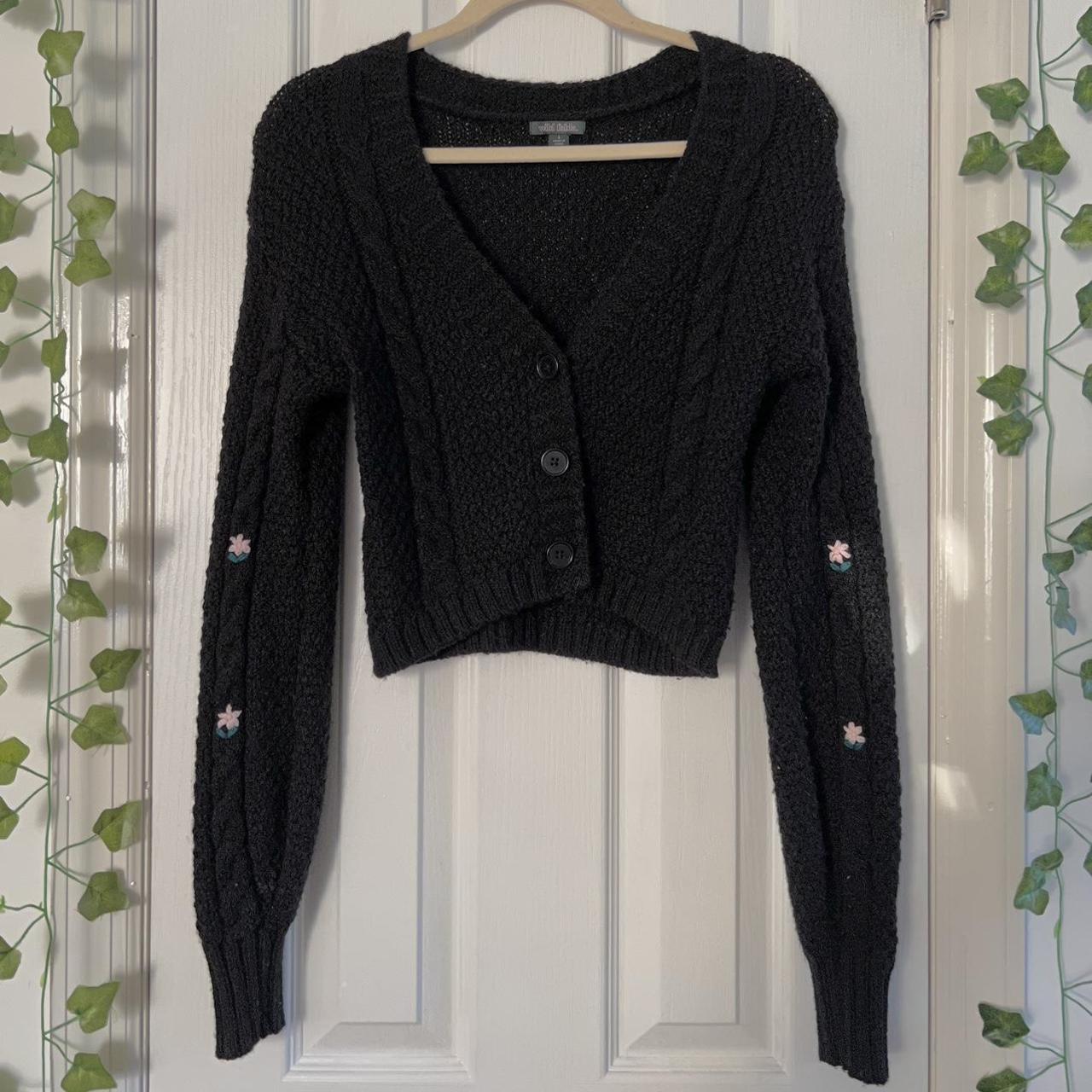 Wild fable black clearance cardigan