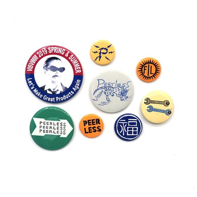 Visvim S/S 2019 badge pin set. DETAILS Material:... - Depop