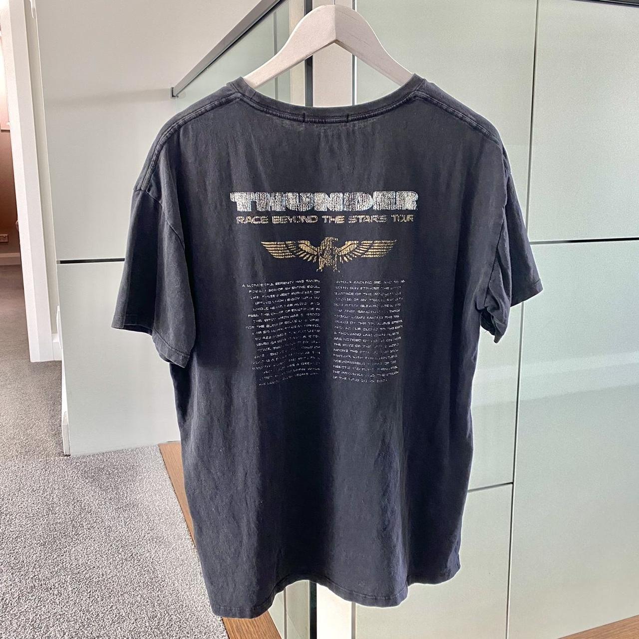 ⋒ Sportsgirl Black Graphic Band Tour Tee Size XS... Depop