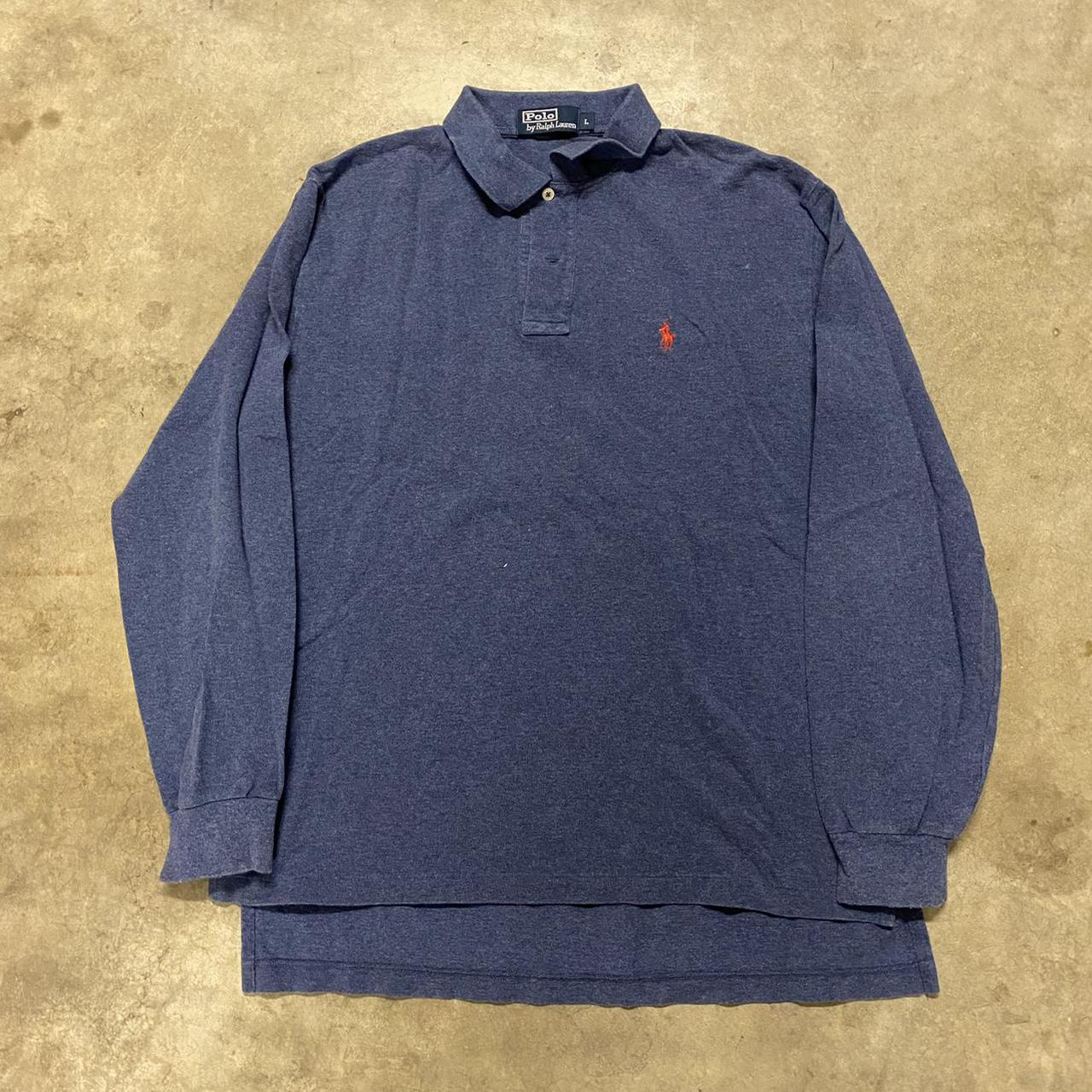 Vintage ralph lauren long 2025 sleeve polo