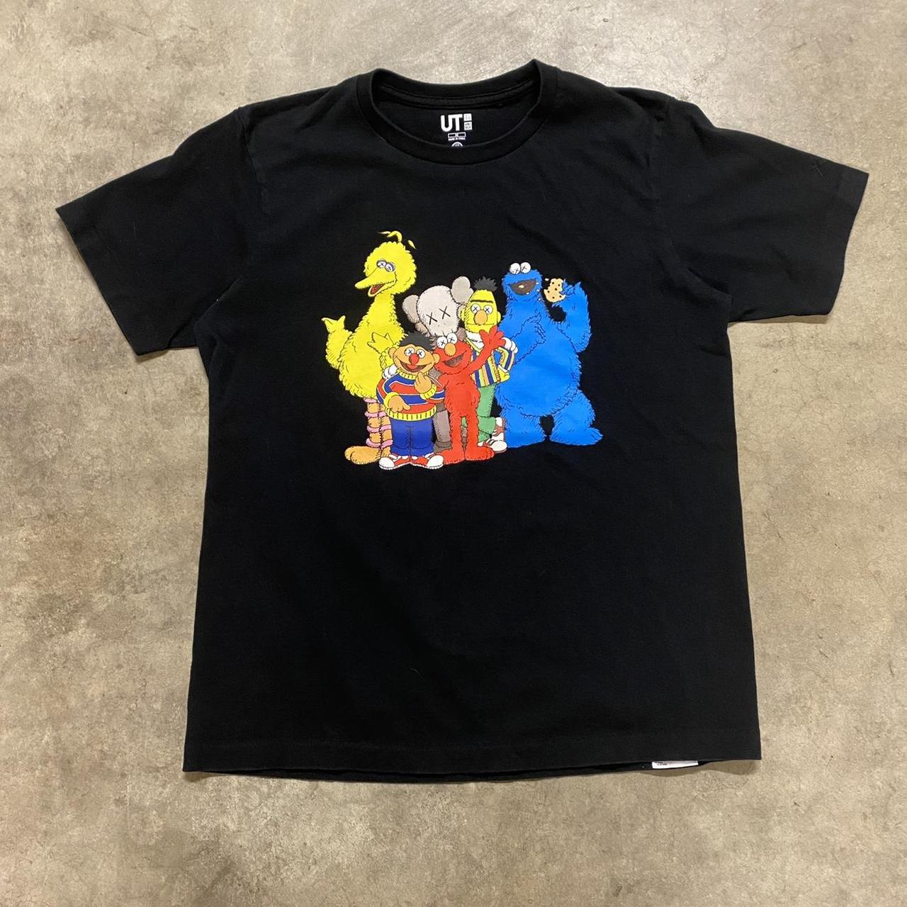 kaws uniqlo sesame street shirt