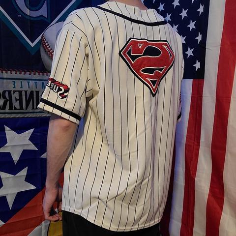 Superman Baseball Jersey - Men