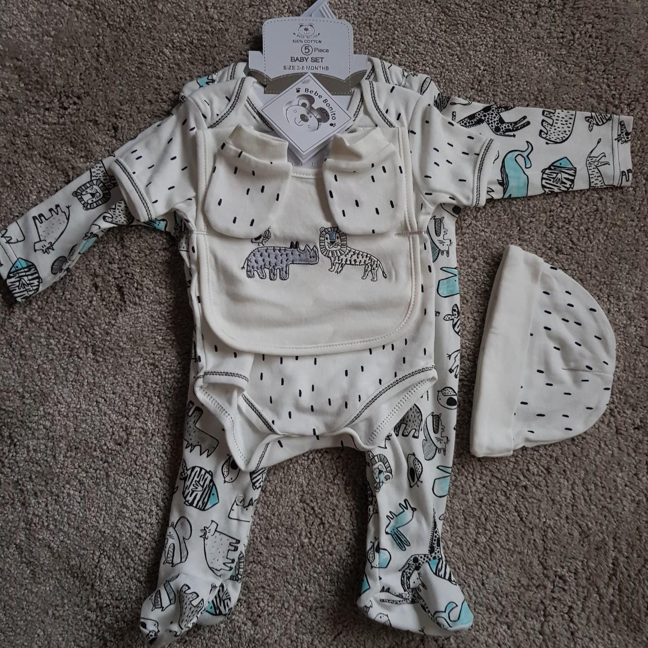 Babe Bonito baby 5 piece set, Size 3-6 months, Not...