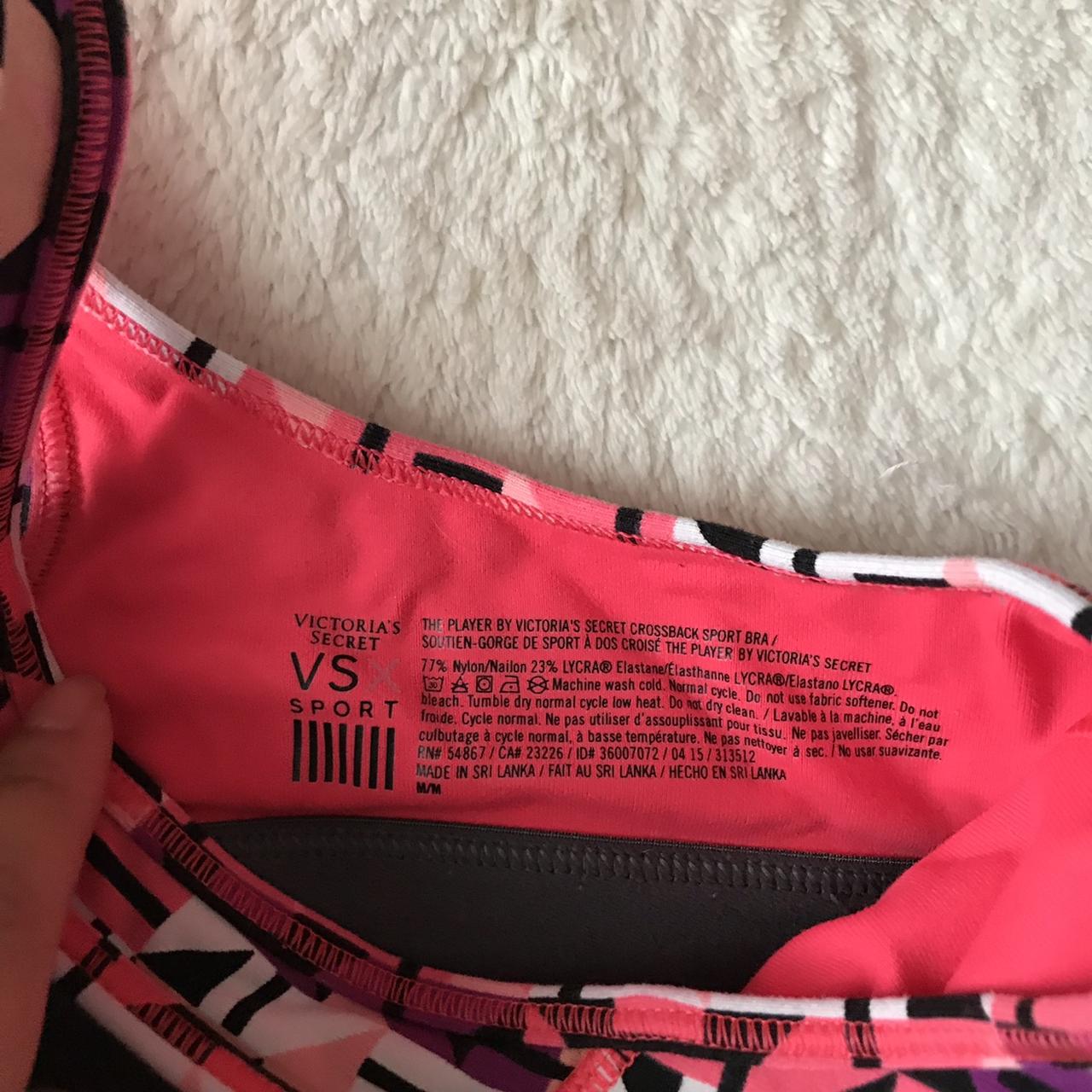 hot-pink-black-and-white-victoria-s-secret-sports-depop