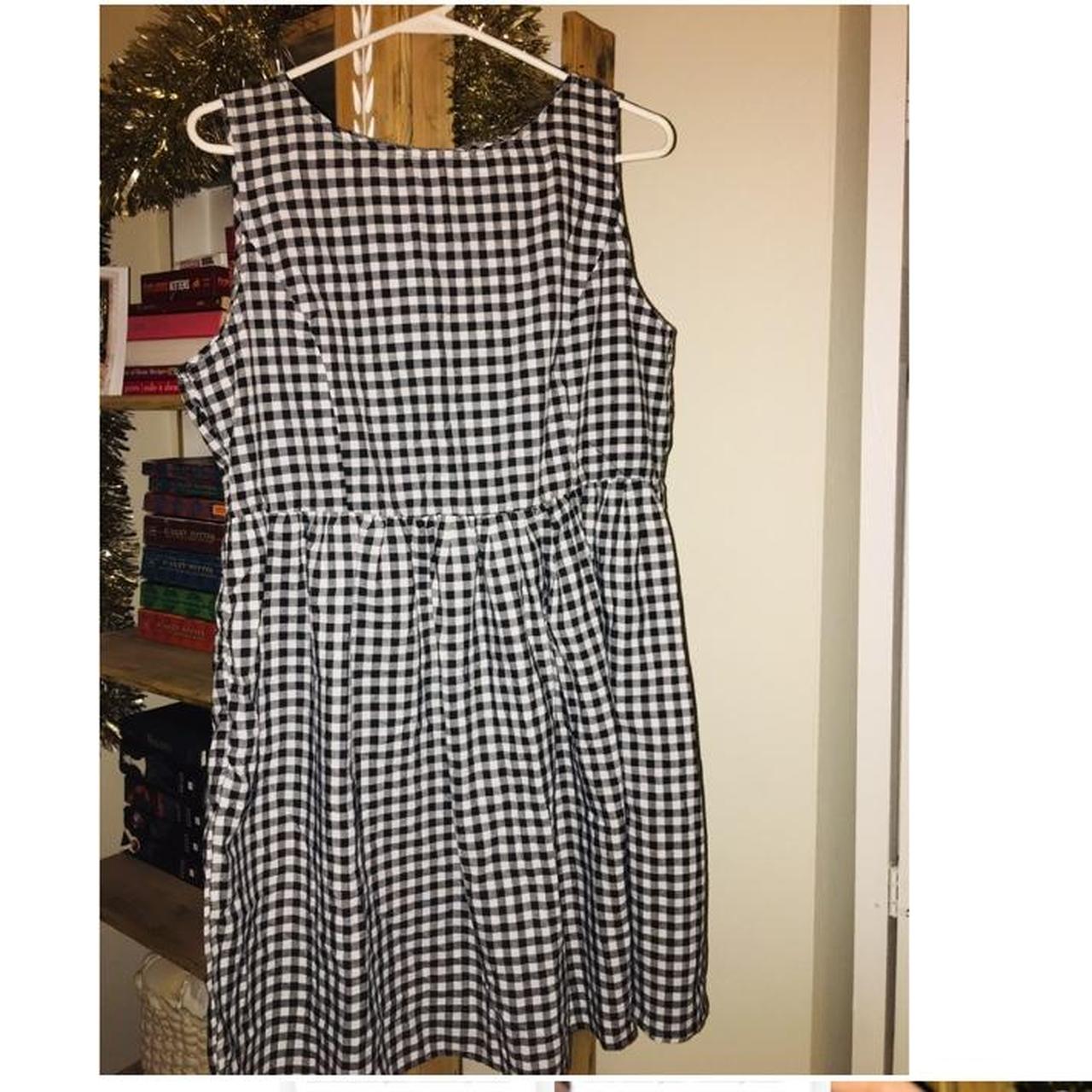 SHEIN Women's Black and White Dress | Depop