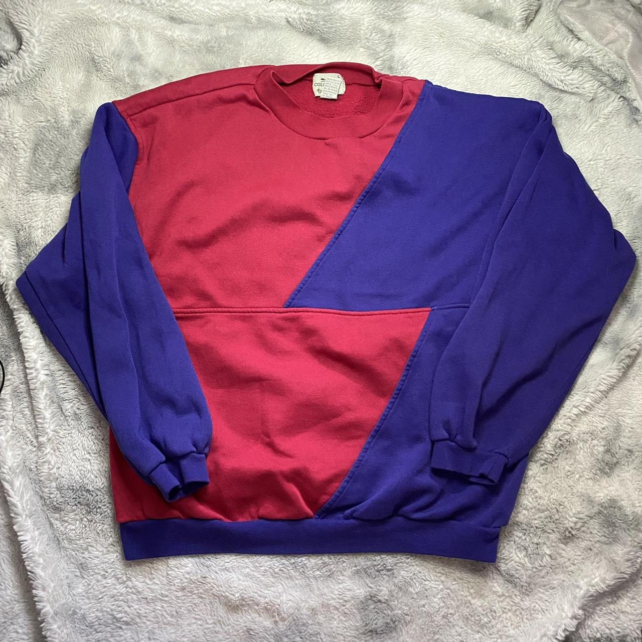 Jockey Women's Pink and Purple Sweatshirt (2)