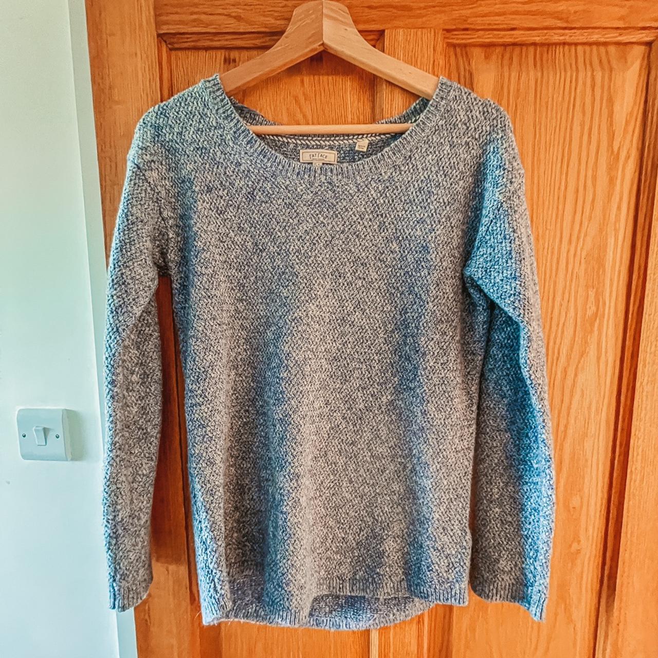 Light Blue Fat Face lightweight jumper. Like new,... - Depop