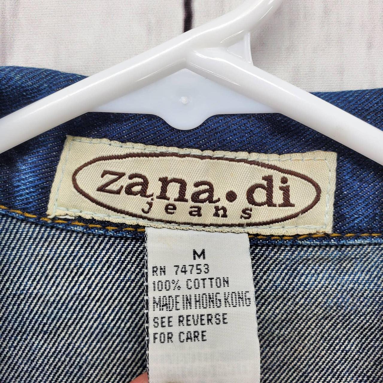 Vintage Zana Di Jeans Medium Button Up Western Long... - Depop