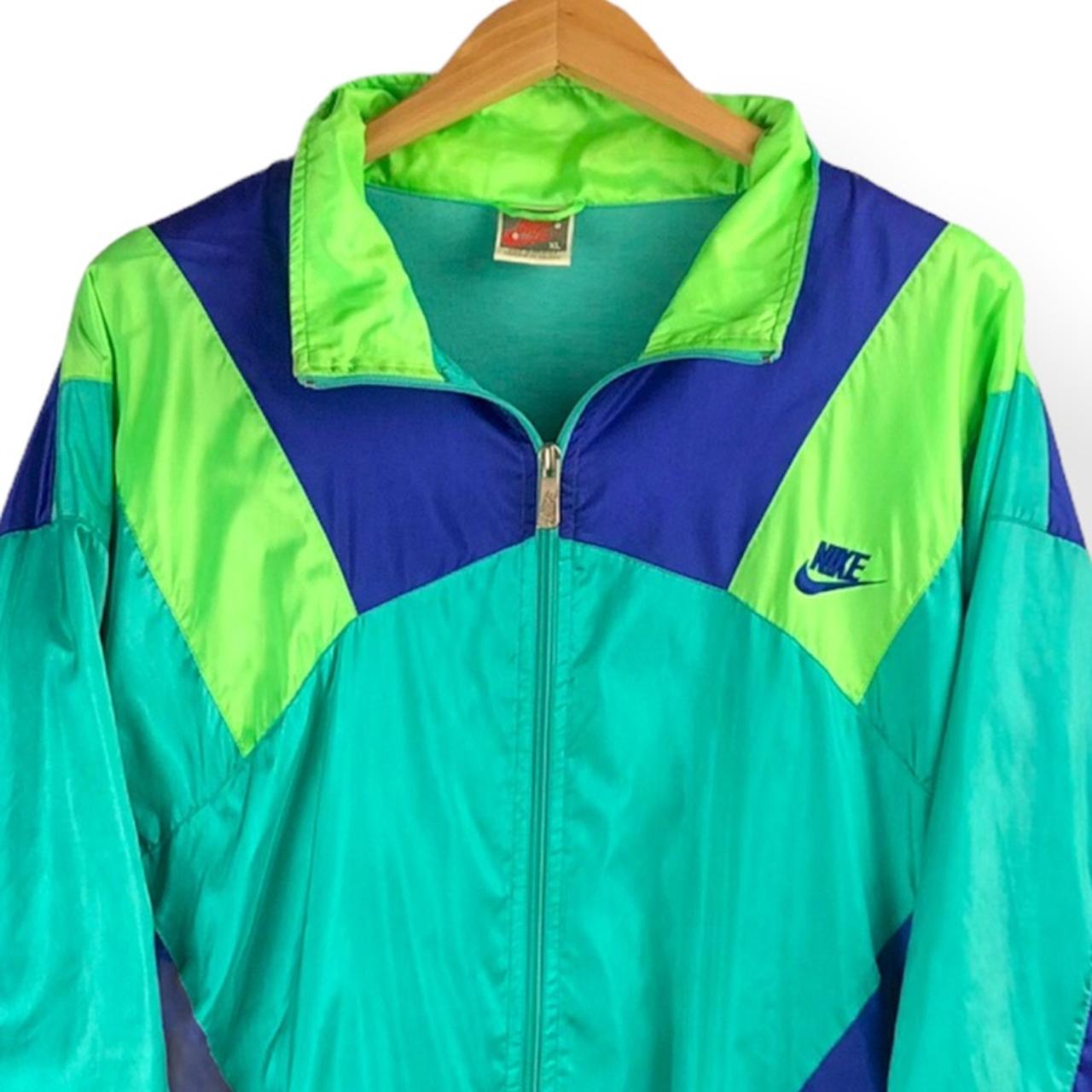 NIKE veste sport track jacket Vintage 90s Peu - Depop