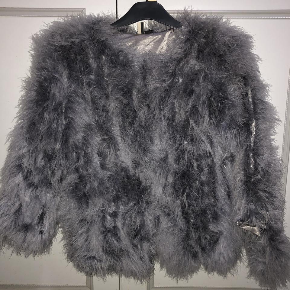 Topshop 2025 feather jacket