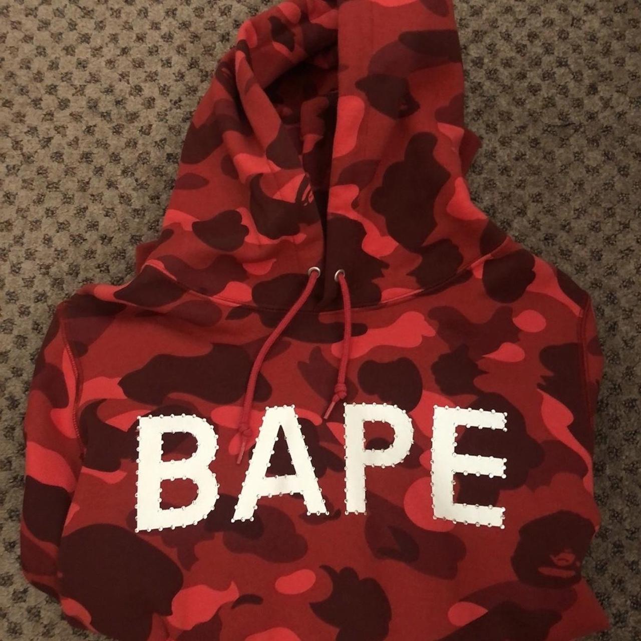 Bape rhinestone orders hoodie