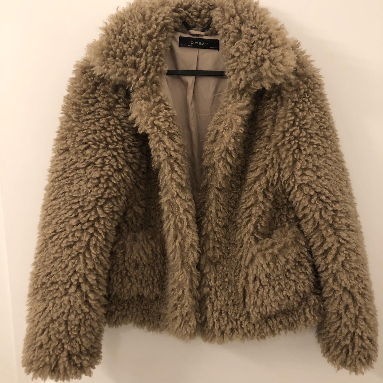 Soft faux fur 2025 jacket zara