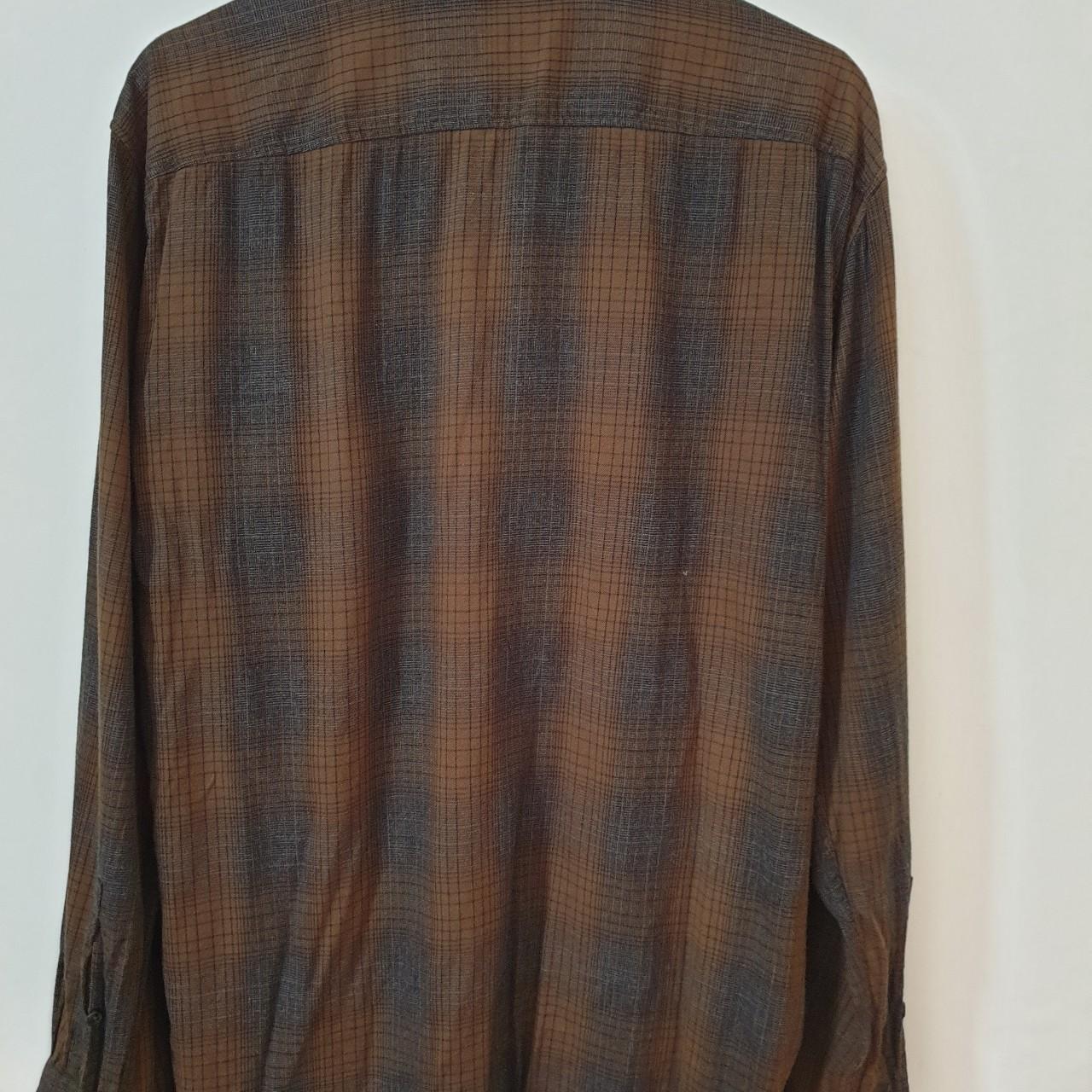 Hugo boss flannel button up printed shirt. Great for... Depop