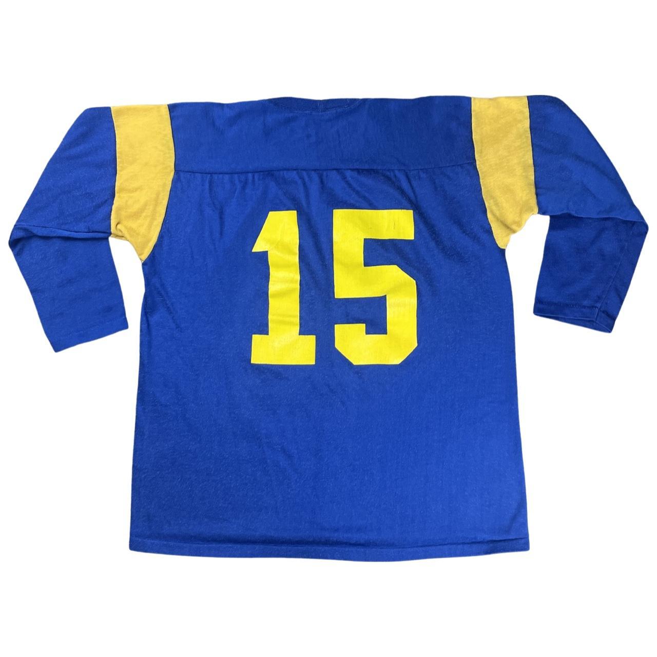 Vintage LA rams t-shirt with stains on the left - Depop