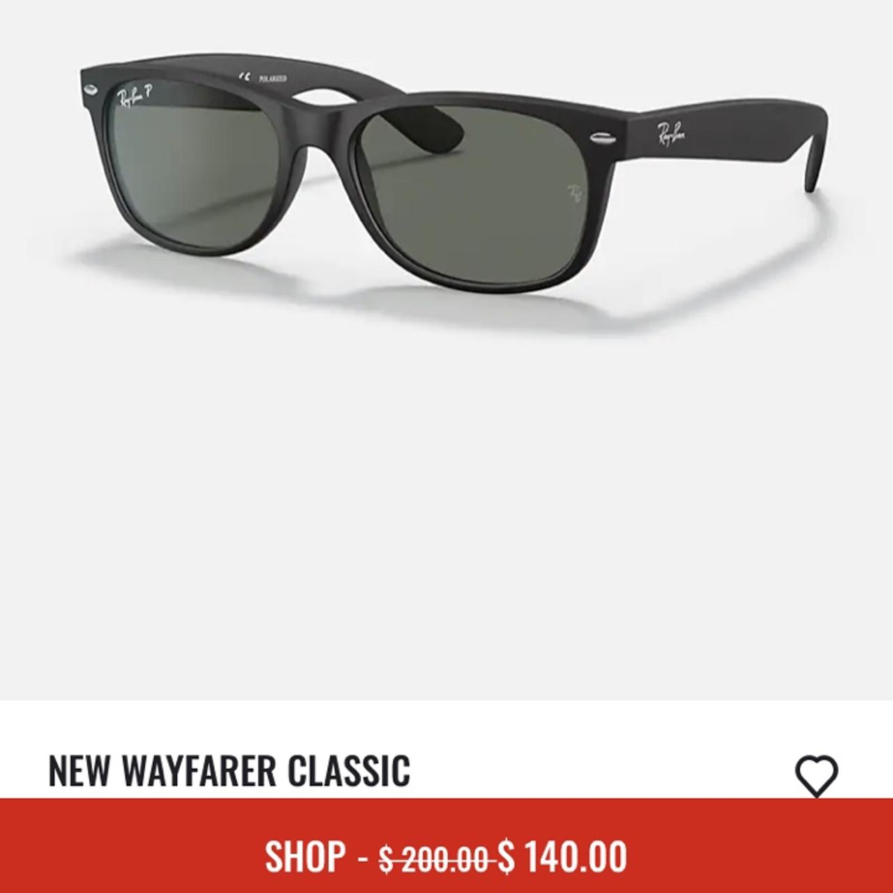 Ray Band New Wayfarer Classic Polarized Comes with