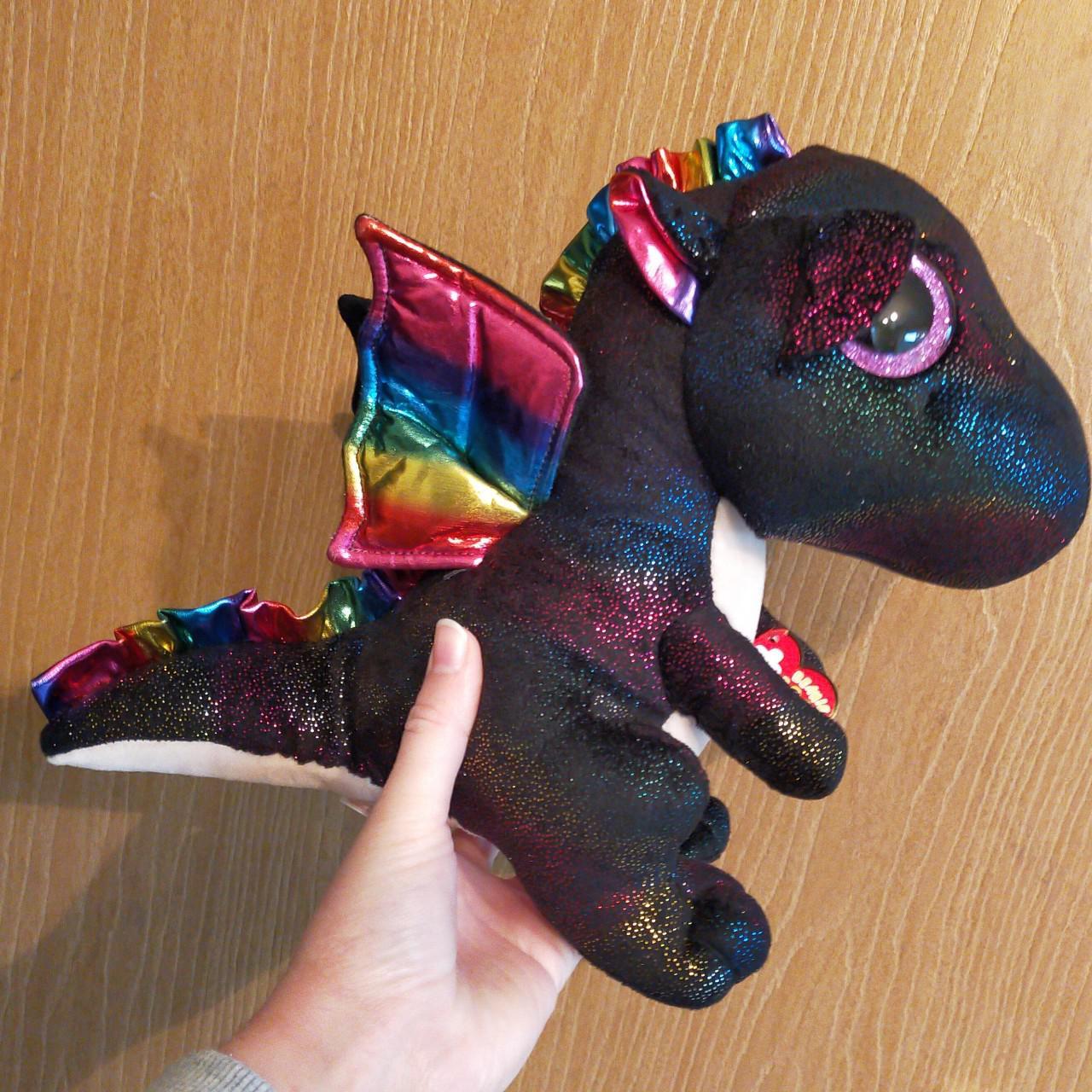 Rainbow dragon stuffed sale animal