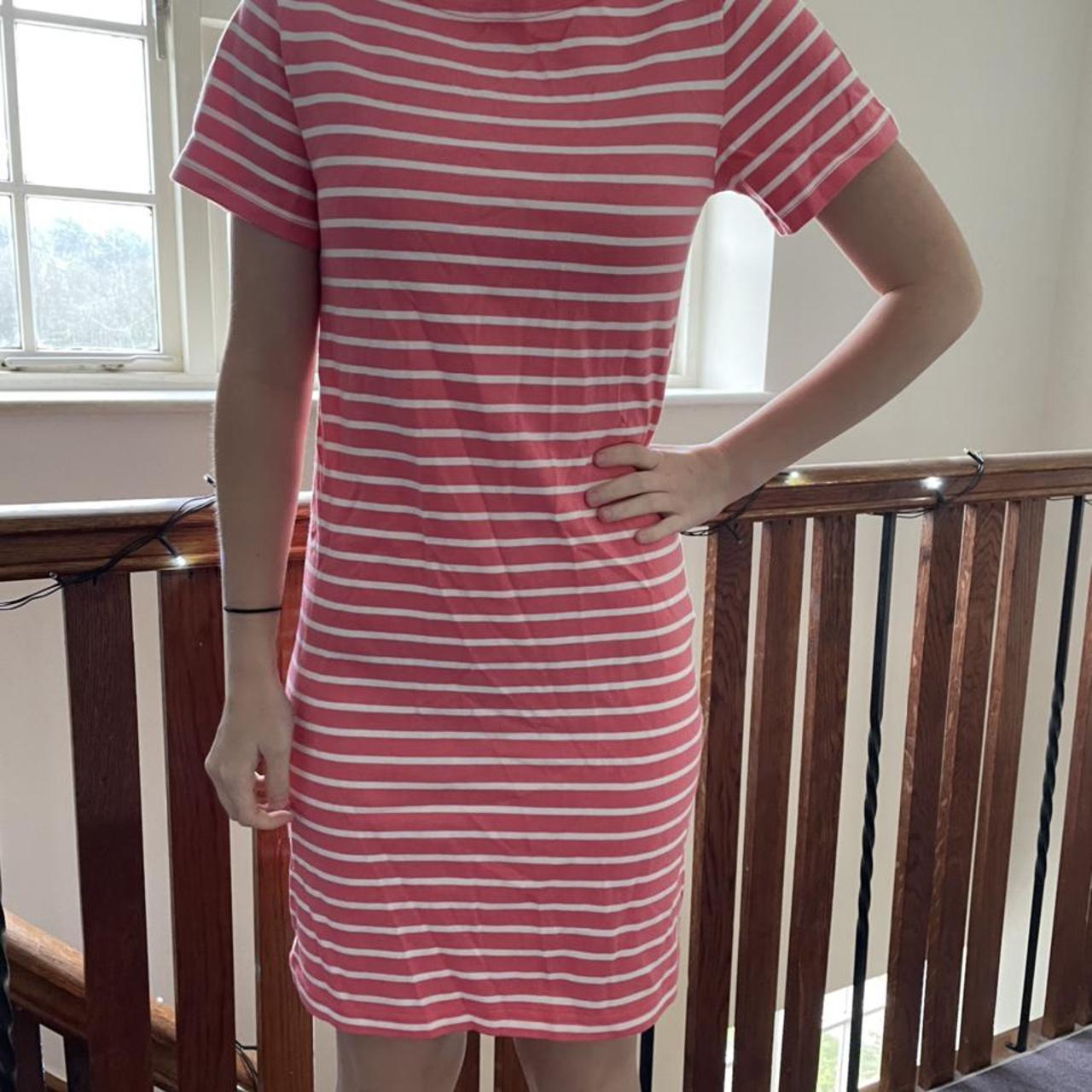 joules coral dress