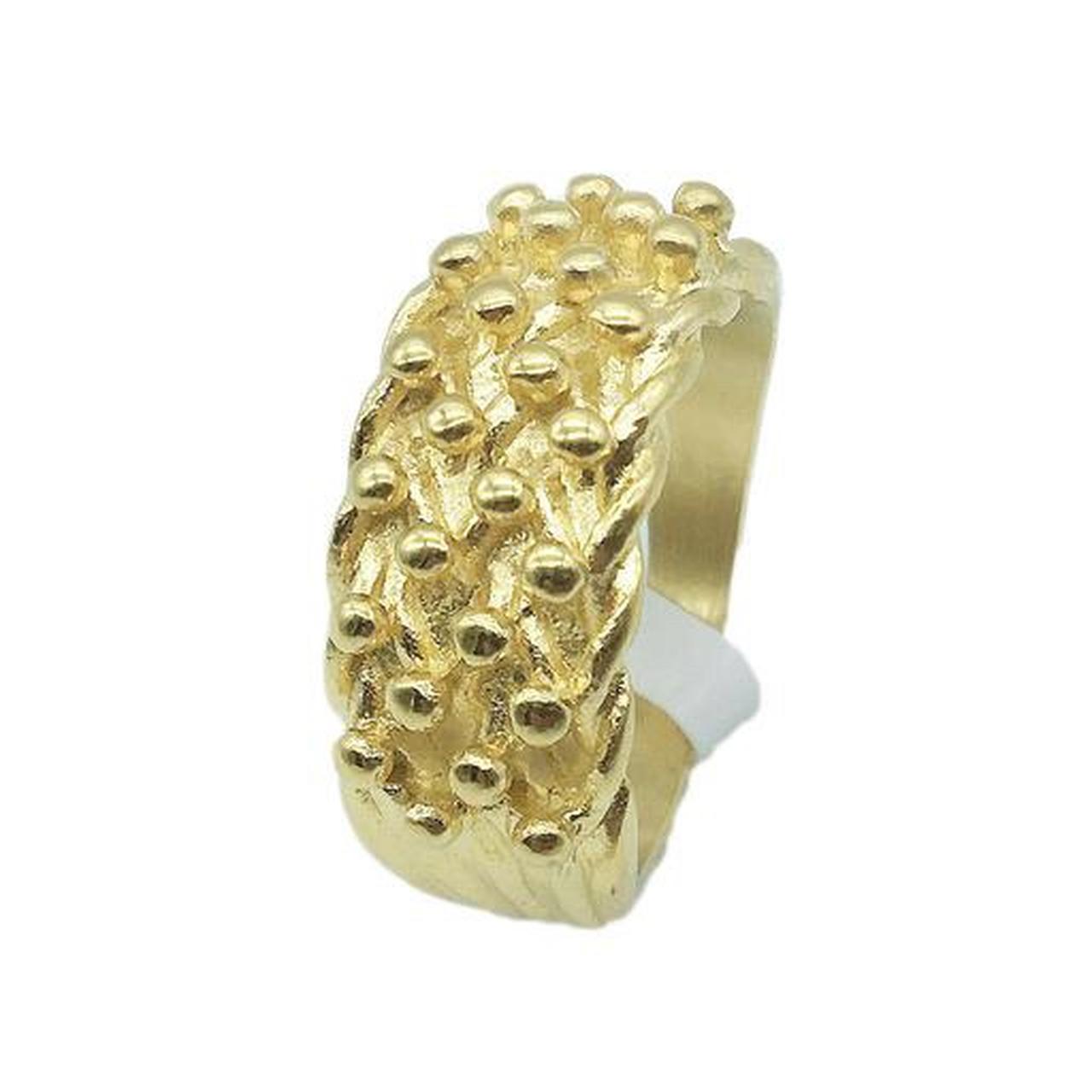 Keeper Ring Gold Tone Material Stainless... Depop