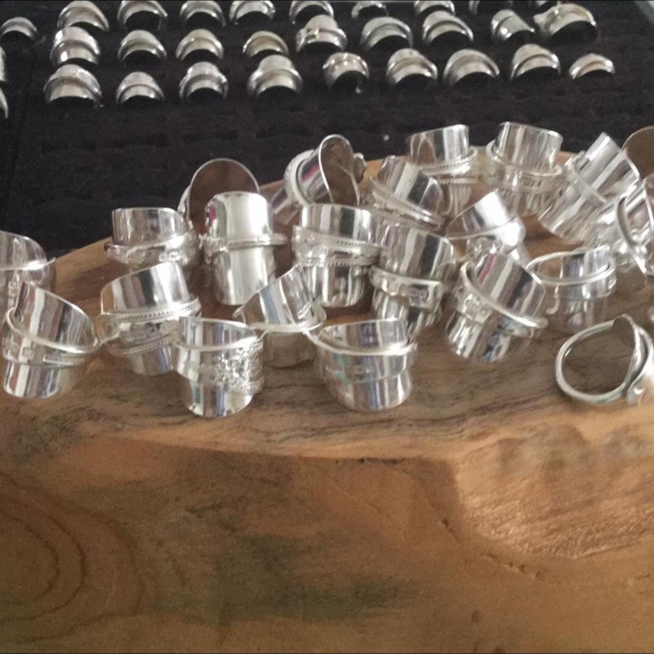 Cute measuring spoons Silver. One spoon reads - Depop