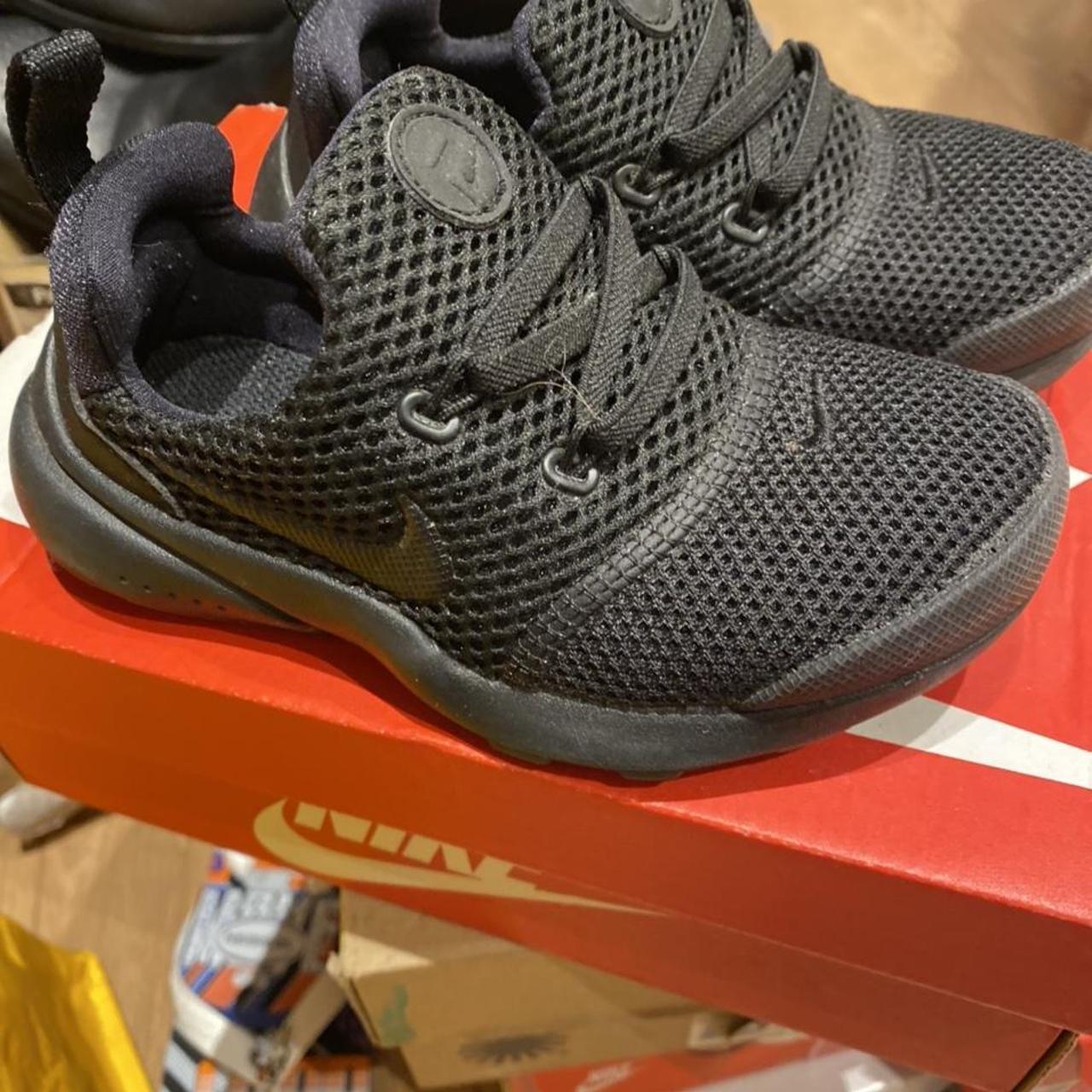 Nike Kids Presto Fly black Worn few times Great. Depop