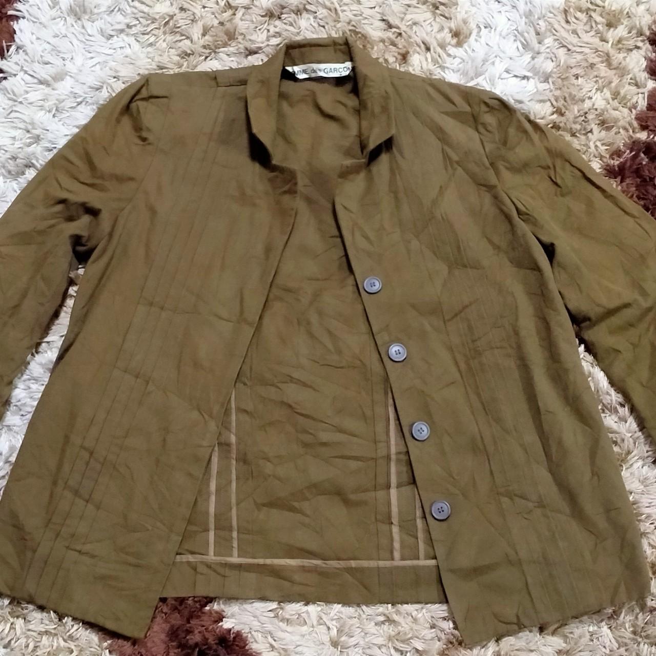 Vintage COMME des GARCON Light Jacket Color: | Depop