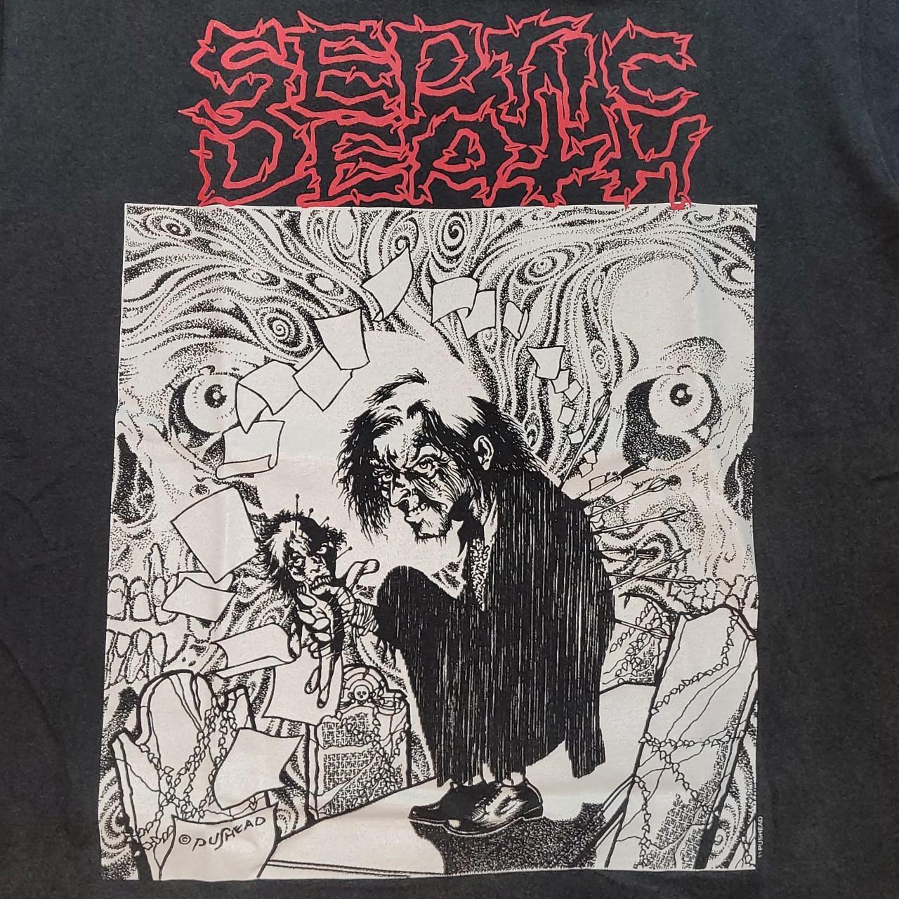 最安挑戦 - ☆レア 90's Septic Death Pushead Tee ヴィンテージ